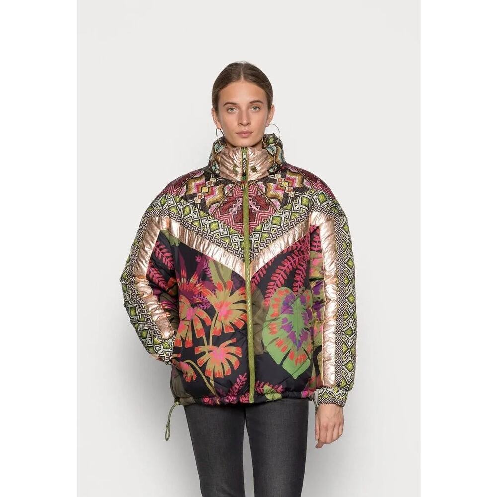 Farm Rio Multicolor Patterned Jacket - image 2